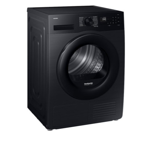 Samsung DV90DG52A0ABLE hőszivattyús szárítógép, 9 kg, Wifi, inverter motor, 60x65x85 cm, fekete szín 