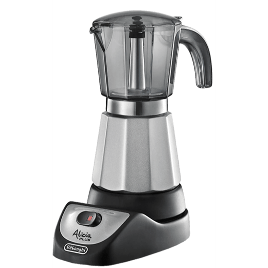 DeLonghi EMKM4.B elektromos kotyogós kávéfőző 4 személyes, fekete/inox szín