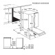 Electrolux EES48401L teljesen beépíthető mosogatógép, 3 kosár, 14 teríték, automatikus ajtónyitás, 59.6x55x81.8 cm 