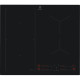 Electrolux EIS62453IT beépíthető indukciós kerámialap, Bridge összekapcsolható főzőzóna, 58x51x4.4 cm, fekete szín 