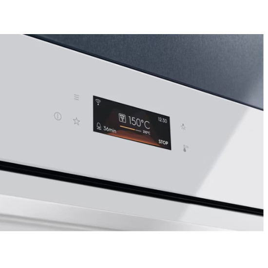 Electrolux EOE8P39WV beépíthető sütő, 72L, Wifi, pirolitikus tisztítás, 59.6x56.9x59.4 cm, fehér szín