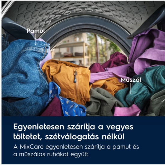 Electrolux EW6D28BE hőszivattyús szárítógép, 8 kg, 59.6x63.8x85 cm