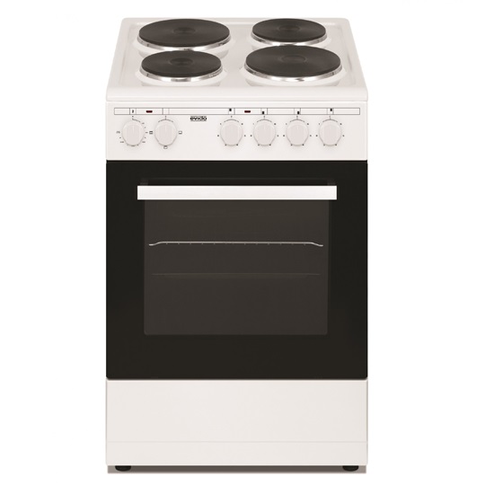 EVIDO FOEE55W.1 Free EE55W elektromos tűzhely vasmagos főzőlappal, 48L, 49.8x55.5x86 cm