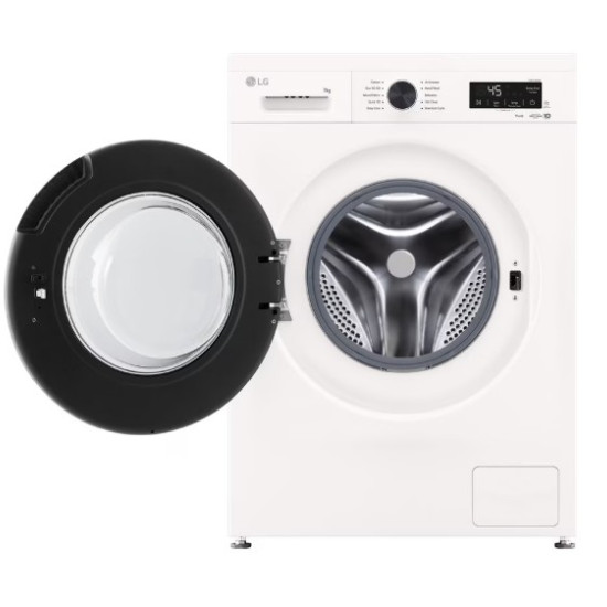 LG F2X10S7NWK elöltöltős mosógép, 7 kg, Wifi, gőz, inverter motor, 60x44x85 cm