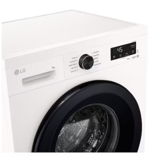 LG F2X10S7NWK elöltöltős mosógép, 7 kg, Wifi, gőz, inverter motor, 60x44x85 cm