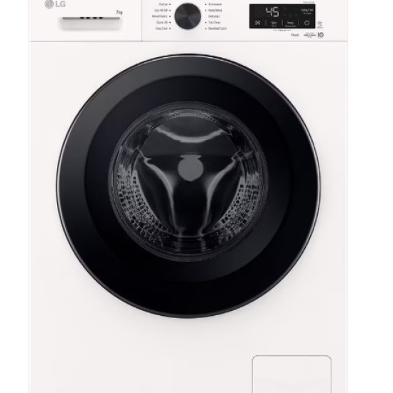 LG F2X10S7NWK elöltöltős mosógép, 7 kg, Wifi, gőz, inverter motor, 60x44x85 cm