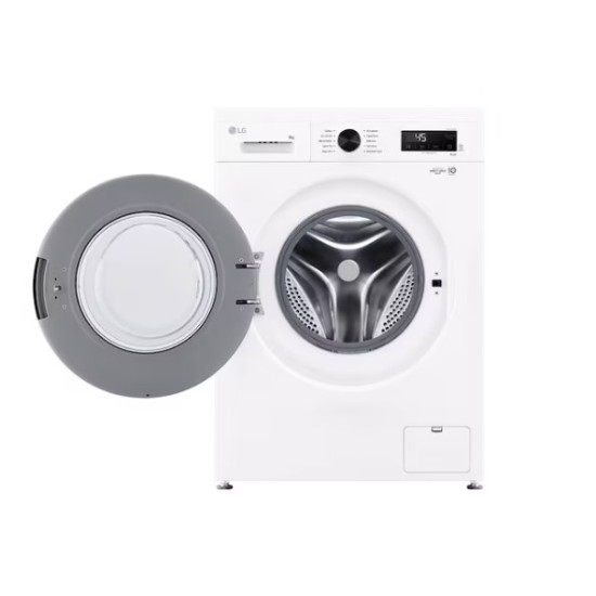 LG F4X1009NWK elöltöltős mosógép, 9 kg, Wifi, gőz, inverter motor, 60x55x85 cm 