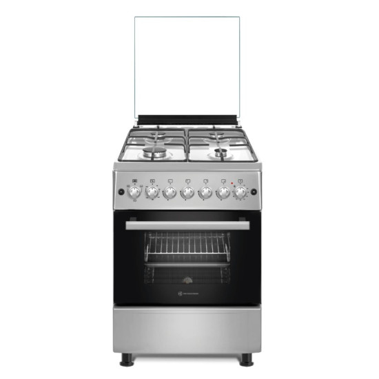 Novacook F6B40EF INX kombinált tűzhely,inox,56L, 57x58x87 cm 