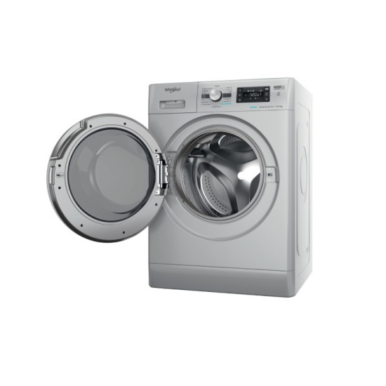 Whirlpool FFWDB964489SBSVEE mosó-szárítógép, 9/6 kg, gőz, inverter motor, 59.5x54x85 cm, ezüst szín