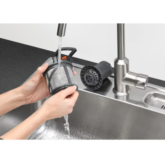 AEG FSE74707P teljesen beépíthető mosogatógép, 15 teríték, inverter motor, 3 kosár, 59.6x55x81.8 cm