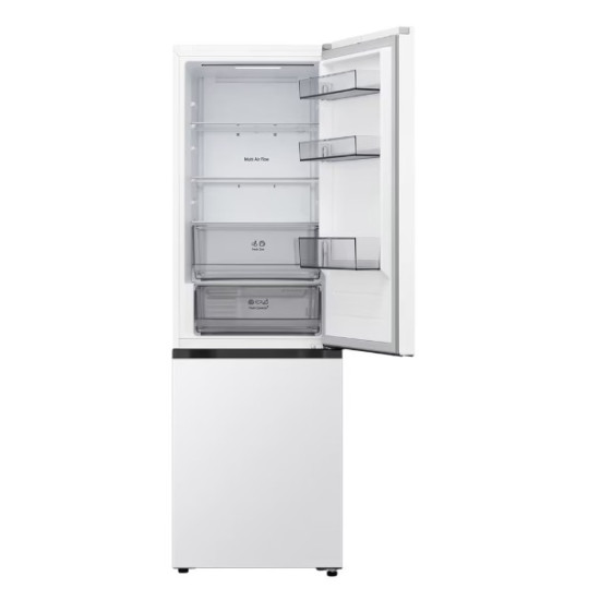 LG GBBSJ1CCSW alulfagyasztós kombinált hűtőszekrény, 220/113L, Smart Inverter Kompresszor, Wifi, 59.7x67.4x186 cm 