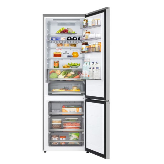 LG GBBW322CPY Total No Frost alulfagyasztós kombinált hűtőszekrény, 326/139L, Wifi, Smart Inverter Kompresszor, 69.7x70.4x203 cm, prime silver szín 