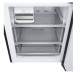LG GBBW726CEV Total No Frost alulfagyasztós kombinált hűtőszekrény, 326/139L, Smart Inverter Kompresszor, Wifi, 69.7x70.4x203 cm, fémes fekete szín 