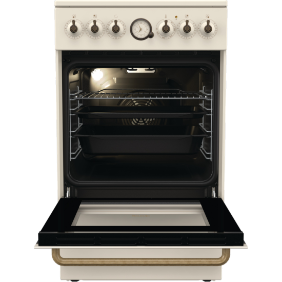 Gorenje GECS5B70CLI kerámialapos elektromos tűzhely extra gőzfunkcióval Classico Design, 70L, 50x59.4x85 cm