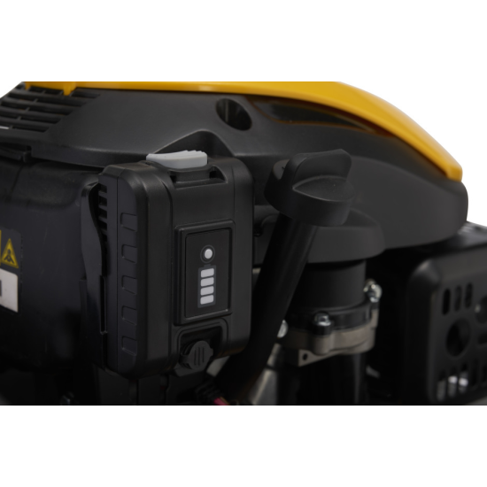 Stiga TWINCLIP 950 VE benzinmotoros önjárós fűnyíró,hátsó és oldalsó kidobás, mulcsozás, gyűjtés funkció, 3.2kW, gombnyomással indítható, Engine Start rendszer 