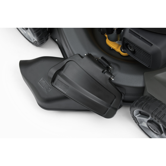 Stiga TWINCLIP 950 VE benzinmotoros önjárós fűnyíró,hátsó és oldalsó kidobás, mulcsozás, gyűjtés funkció, 3.2kW, gombnyomással indítható, Engine Start rendszer 