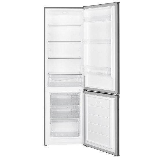 Gaba GH-265XE alulfagyasztós kombinált hűtőszekrény, 191/71L, 55x56x180 cm, inox szín 