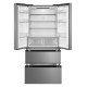 Gaba GMR-516XE No Frost side by side hűtőszekrény francia ajtós kialakítással, 347/169L, 83.3x65.3x189.8 cm, inox szín 