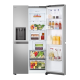 LG GSLC40PYPE side by side hűtőszekrény, 417/221L, Smart Inverter Kompresszor, 91.3x73.5x179 cm, hamvas matt ezüst szín