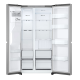 LG GSLC40PYPE side by side hűtőszekrény, 417/221L, Smart Inverter Kompresszor, 91.3x73.5x179 cm, hamvas matt ezüst szín