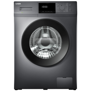 Gaba GTW-814DS elöltöltős mosógép, 8 kg, inverter motor, gőz, 60x52x80 cm, sötét inox szín 