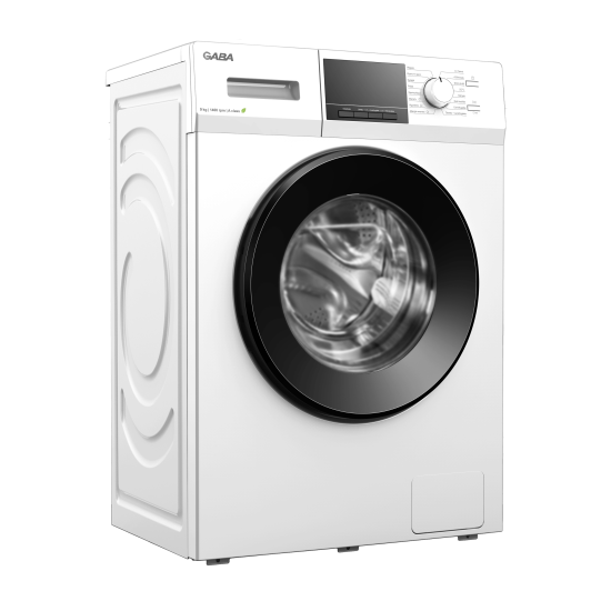 Gaba GTW-914A elöltöltős mosógép, 9 kg, gőz, inverter motor, 60x56x85 cm