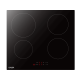 Gaba GMH-IND-4 beépíthető indukciós kerámialap, 59x52x6.2 cm, fekete szín
