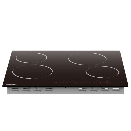 Gaba GMH-C-4 beépíthető kerámialap, 52x59x5.1 cm, fekete szín 