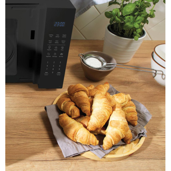 Hisense H25MOBS7 mikrohullámú sütő, 900W, 25L, fekete szín 