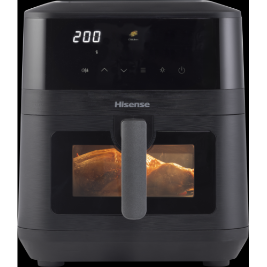 Hisense HAF2100DCD forrólevegős sütő, Air Fryer, 2100W, 7.7L, fekete szín