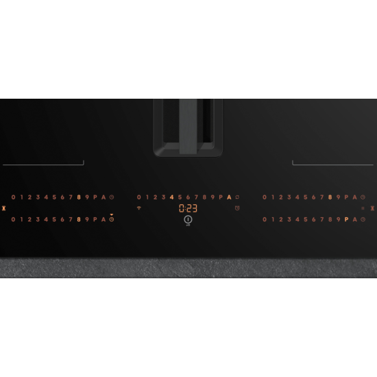 Hisense HEH8443BSCWF1 pultba építhető konyhai elszívó, 83x52x23.3 cm, fekete szín 