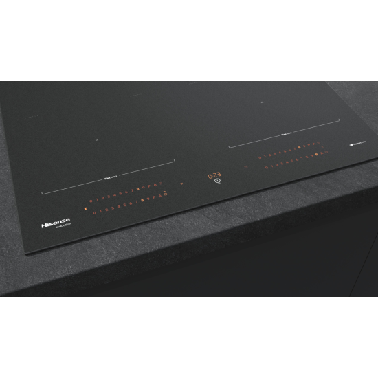 Hisense HI6443SRWF beépíthető indukciós kerámialap, 59.5x52x5.4 cm, fekete szín 