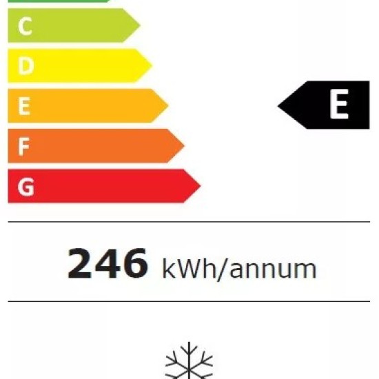 Hausmeister HM 4188EI No Frost fagyasztószekrény, 274L, inverter kompresszor, 60x70x185 cm