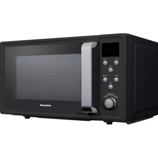 Hausmeister HM 1022 mikrohullámú sütő, 700W, 20L, fekete szín 