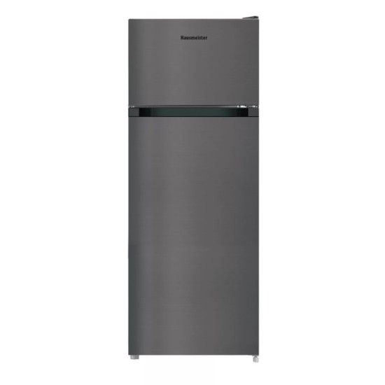 Hausmeister HM3228E felülfagyasztós kombinált hűtőszekrény, 170/41L, 54x55.1x142.8 cm, fémes inox szín 