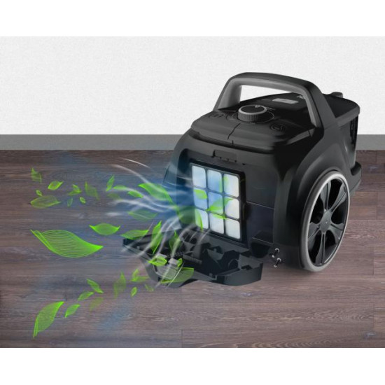 Hisense HVC21312BKG porzsák nélküli porszívó, 850W, fekete szín 