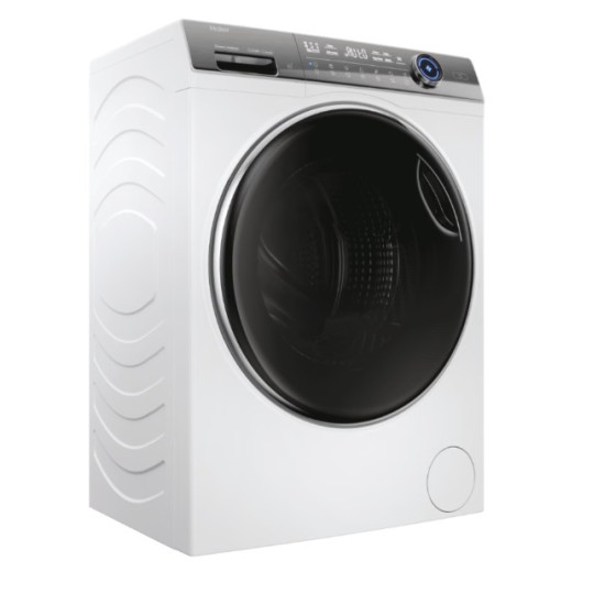 Haier HW100-B14979NU1 elöltöltős mosógép, 10 kg, inverter motor, gőz, Wifi, 59.5x58.3x85 cm 