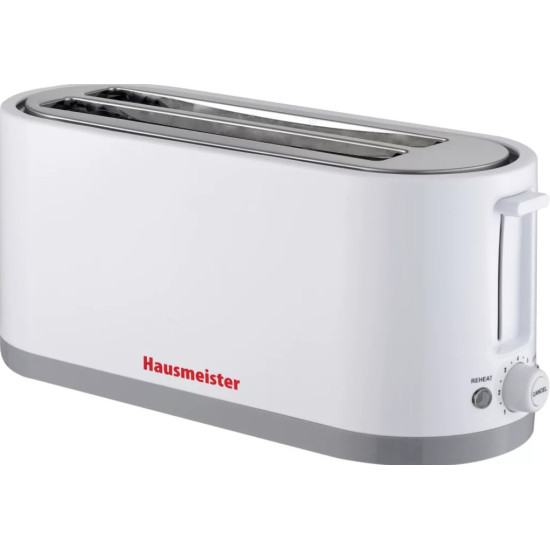 Hausmeister HM6550 négyszeletes kenyérpirító, 1400W, fehér szín 