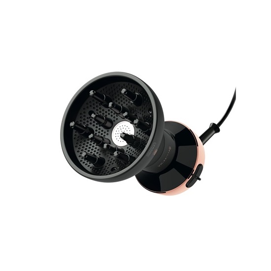 Imetec 11799 hajszárító, 700W, diffúzor, fekete/réz 