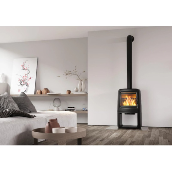 Nordflam Kiruna öntvény kandalló 8,4kW, fekete szín 