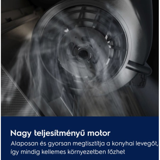 Electrolux LFG719R kürtőbe építhető konyhai elszívó, 77x30x33.1 cm, fekete szín 