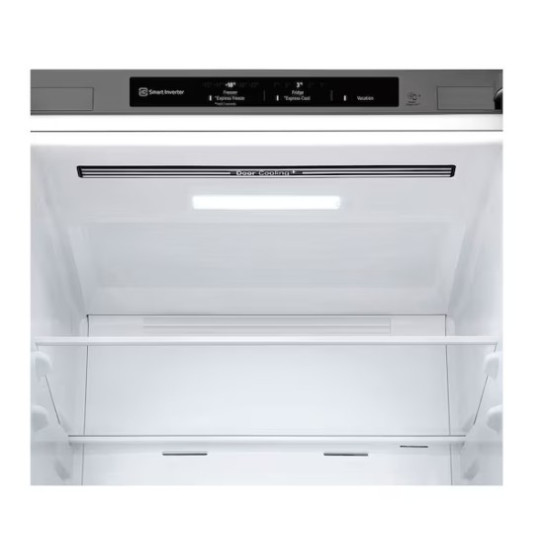LG GBV3100APY alulfagyasztós kombinált hűtőszekrény, Smart Inverter Kompresszor, 234/110L,59.5x67.5x186 cm, hamvas matt ezüst szín 