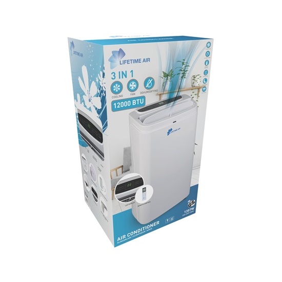 LifeTime Air 19455 mobil klíma, hűtés,párátlanítás, ventillálás, fehér szín 