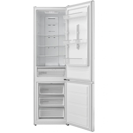 Midea MDRB489FGD01O No Frost alulfagyasztós kombinált hűtőszekrény, inverter motor, 247/83L, 59.5x63.5x201 cm 