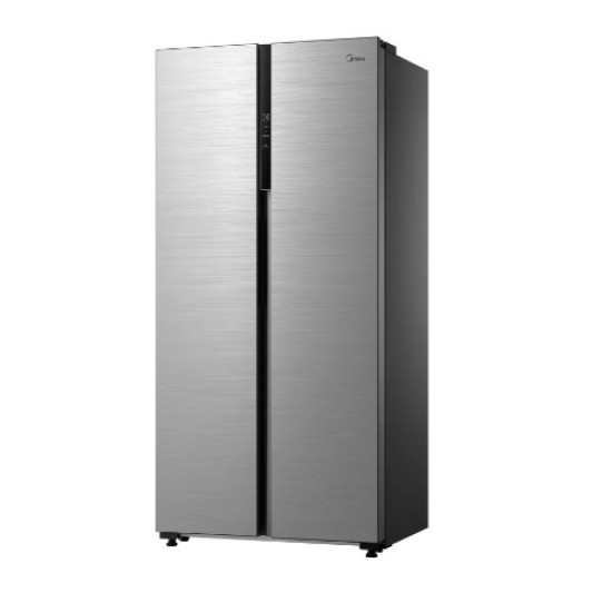 Midea MDRS619FIE46 Total No Frost side by side hűtőszekrény, inverter motor, 271/189L, Wifi, 83.5x63.5x177.5 cm, inox szín 