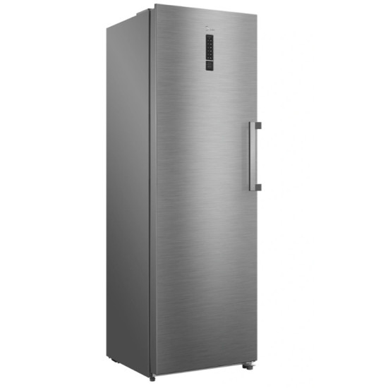 Midea MDRU385MTE46 No Frost fagyasztószekrény, 272L, 59.5x61.8x185 cm, inox szín 