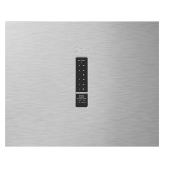 Midea MDRU385MTE46 No Frost fagyasztószekrény, 272L, 59.5x61.8x185 cm, inox szín 