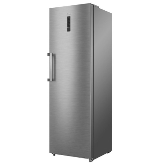 Midea MDRU502MTE46 No Frost egyajtós hűtőszekrény, 362L, 59.5x61.8x185 cm, inox szín 