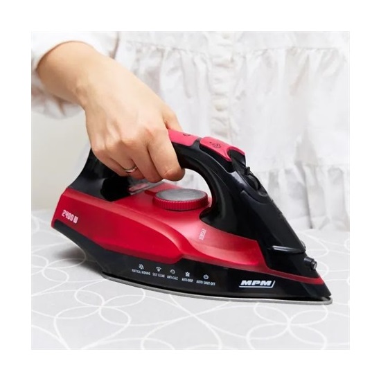 MPM MPM-MZE-27 gőzölős vasaló, 2400W, piros/fekete szín 
