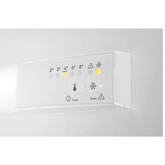 AEG OSC5D181ES beépíthető alulfagyasztó kombinált hűtőszekrény, 196/73L, 54.6x54.9x177.2 cm